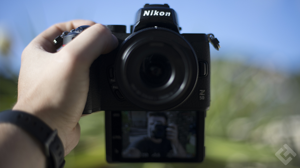 Nikon Z50 - écran selfi