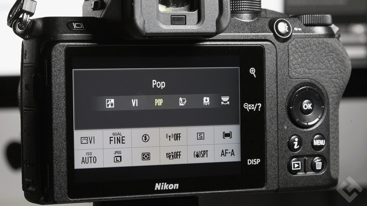 Nikon Z50 - Effet Pop