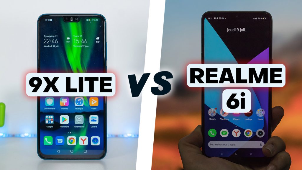 realme 6i vs honor 9X lite comparatif