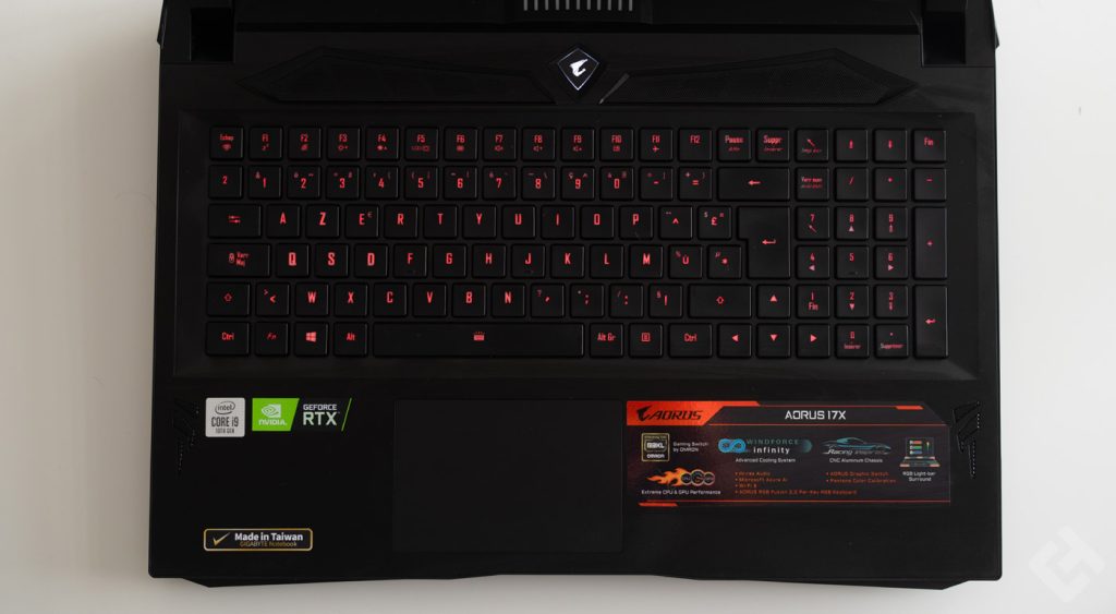 clavier aorus 17x