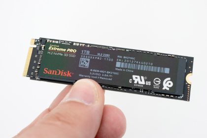 test du sandisk extreme pro M.2 nvme 3D