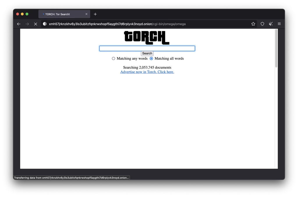 Comment utiliser Tor Torch