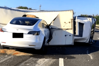 tesla accident