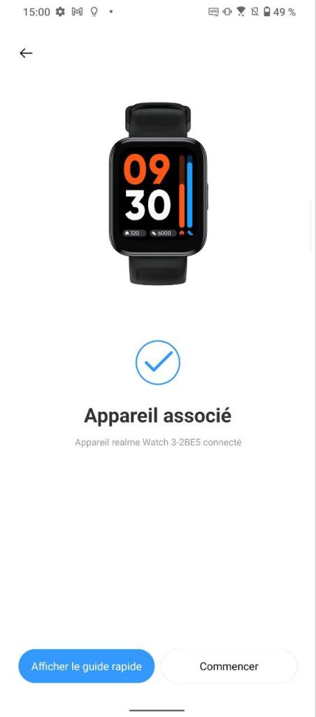 Application realme watch 3