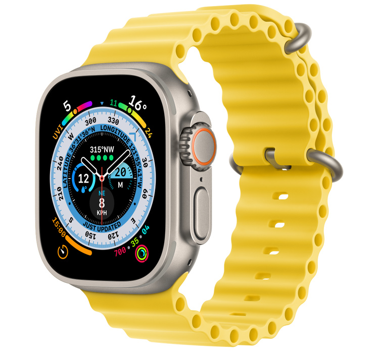 Apple Watch Ultra avec bracelet océan