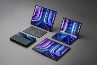 Différents modes du Asus Zenbook 17 Fold OLED