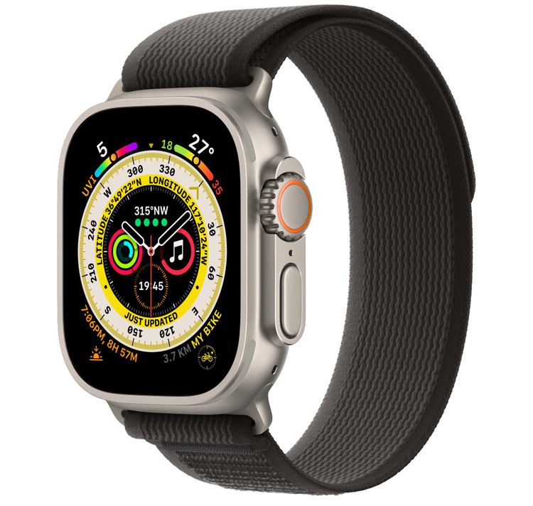 Apple Watch Ultra avec Trail Loop