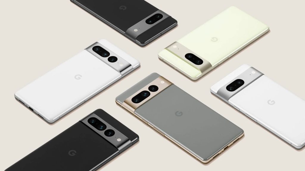 Design des Google Pixel 7 et 7 Pro