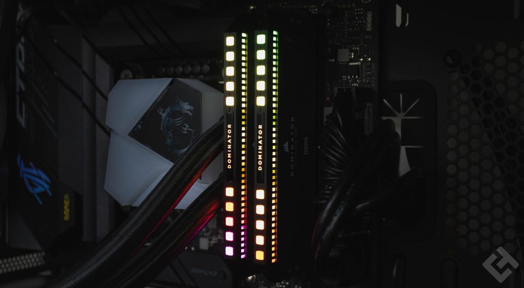 test corsair dominator platinium rgb ddr5 amd