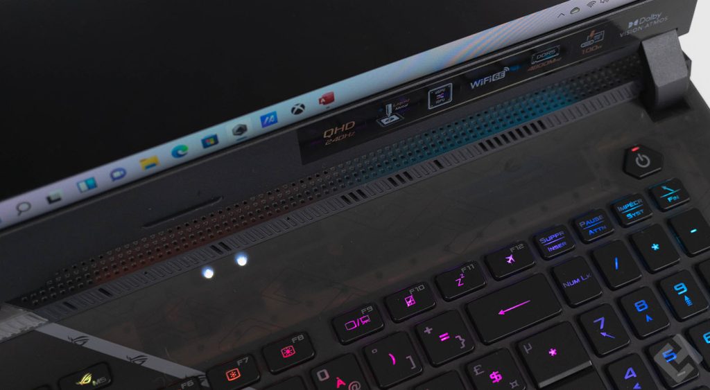 Clavier du Asus Rog Strix Scar 17 G733Z