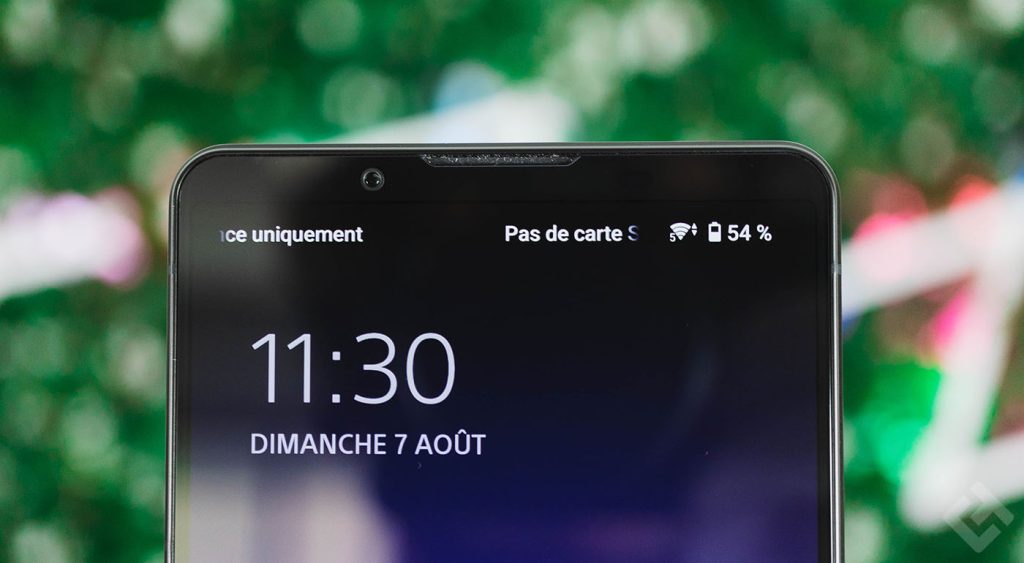 Caméra frontale du Sony Xperia 1 IV