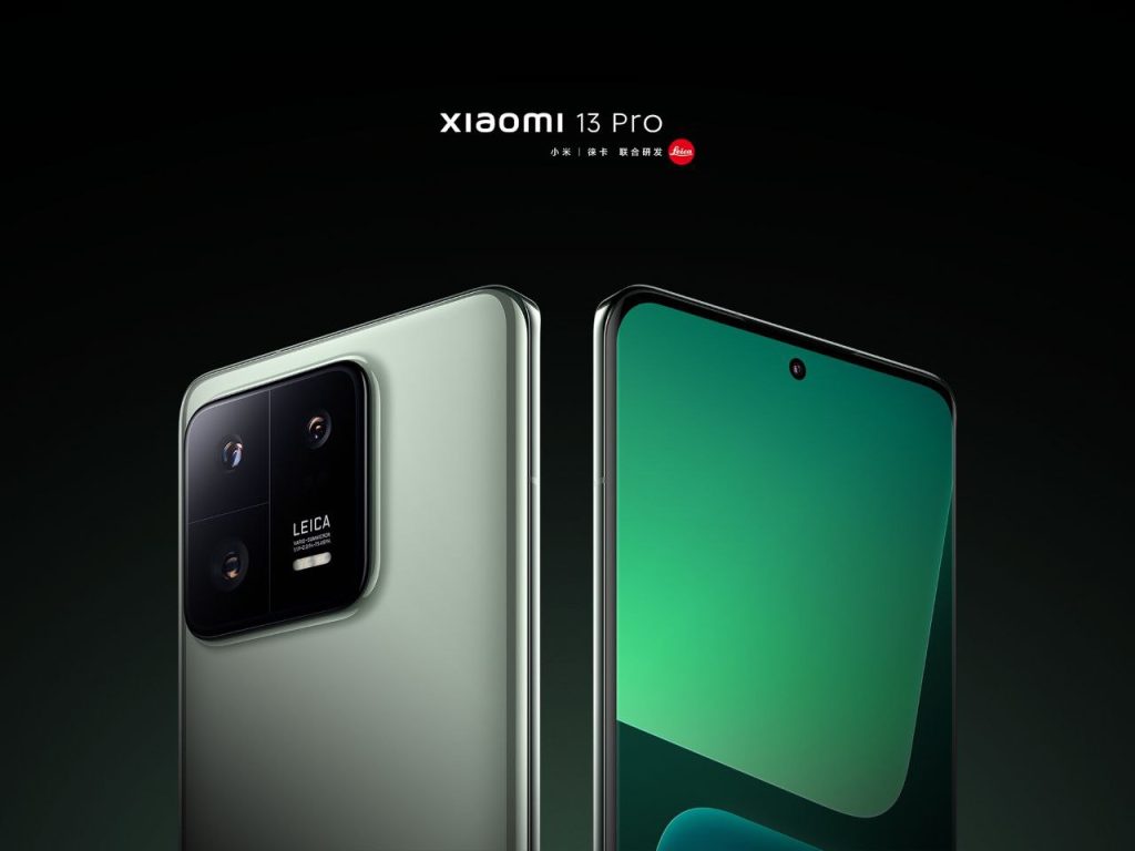 Design Xiaomi 13 vert