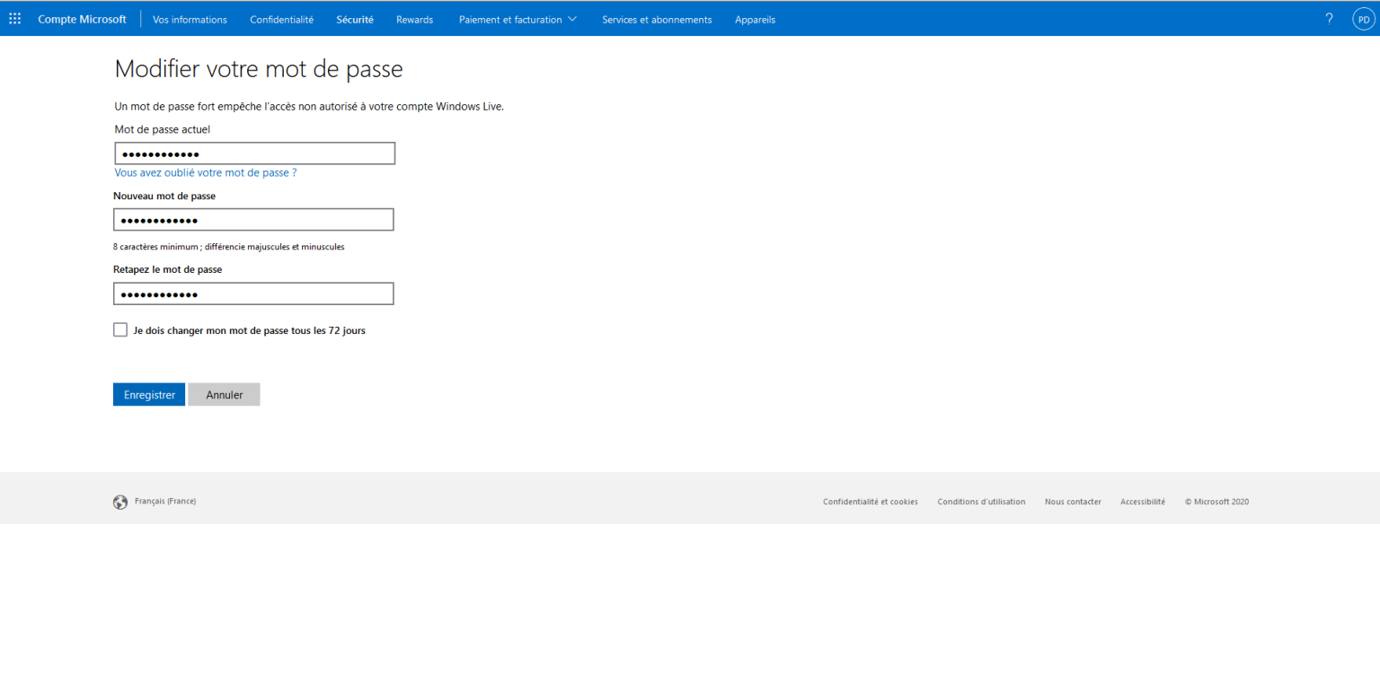 Voici Comment Changer Votre Mot De Passe Outlook