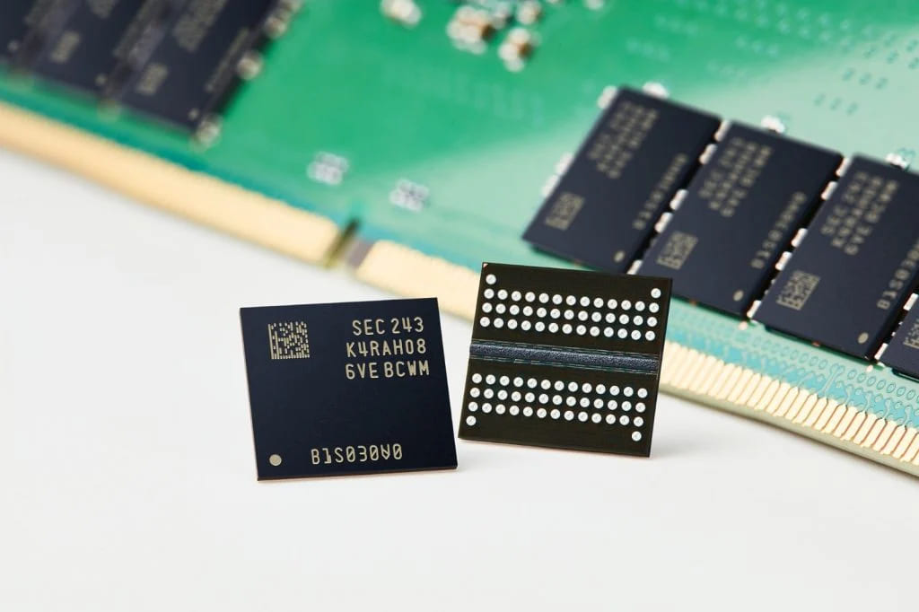 Samsung DRAM DDR5 gravé en 12nm