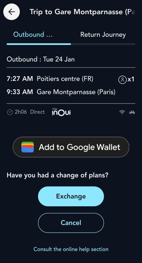 SNCF Connect arrive enfin sur Google Wallet
