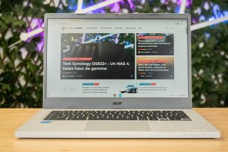 test du aspire vero chromebook 512