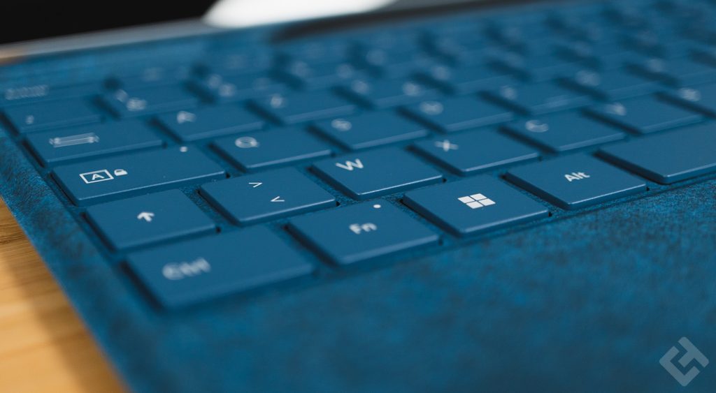 Epaisseur des touches du clavier de la Microsoft Surface Pro 9