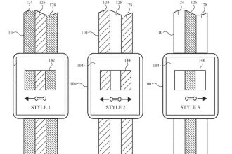 Brevet bracelet électrochromique Apple Watch