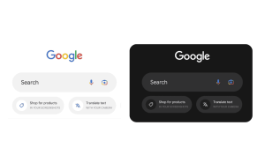nouveau design de l'application google sous android