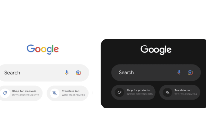nouveau design de l'application google sous android