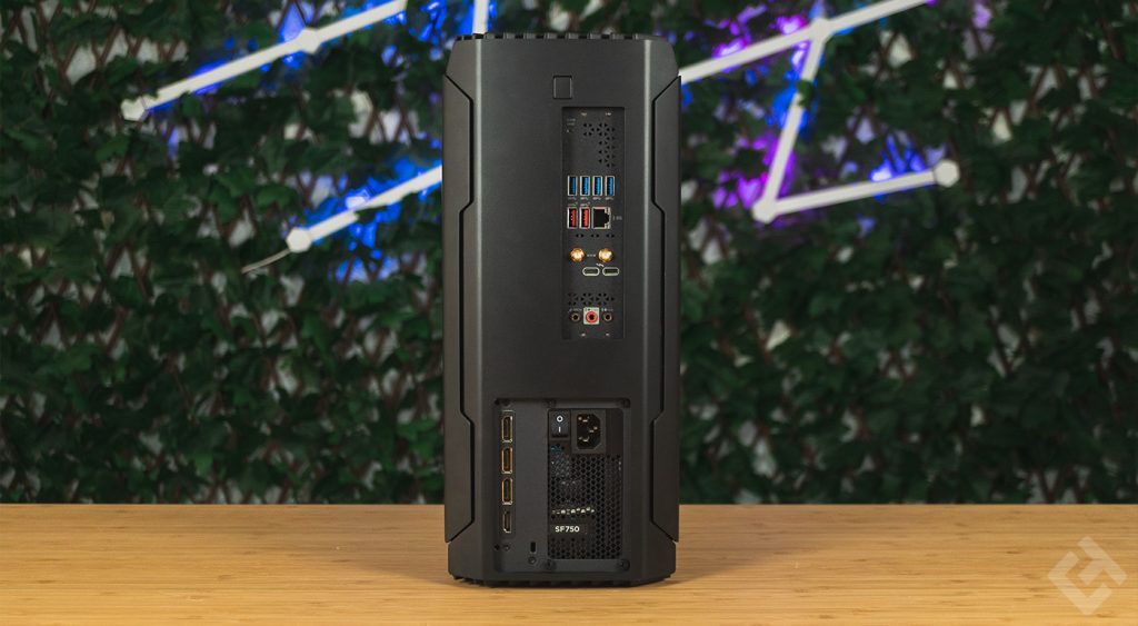 dos et connectique du corsair one i300