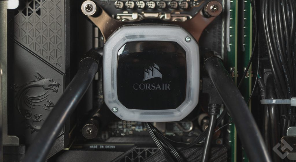 watercooling du processeur - corsair one i300