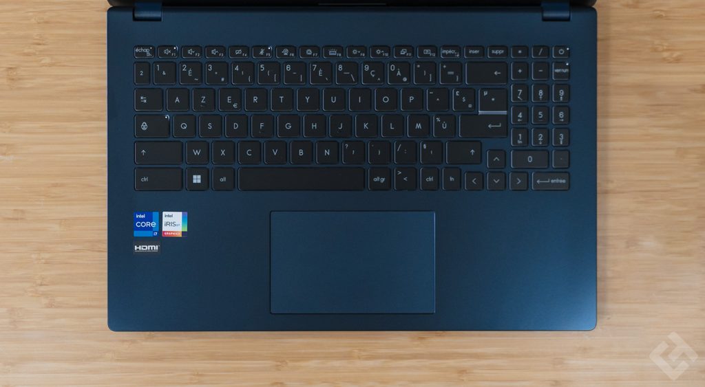 clavier et trackpad du msi modern 15 b13m 255fr