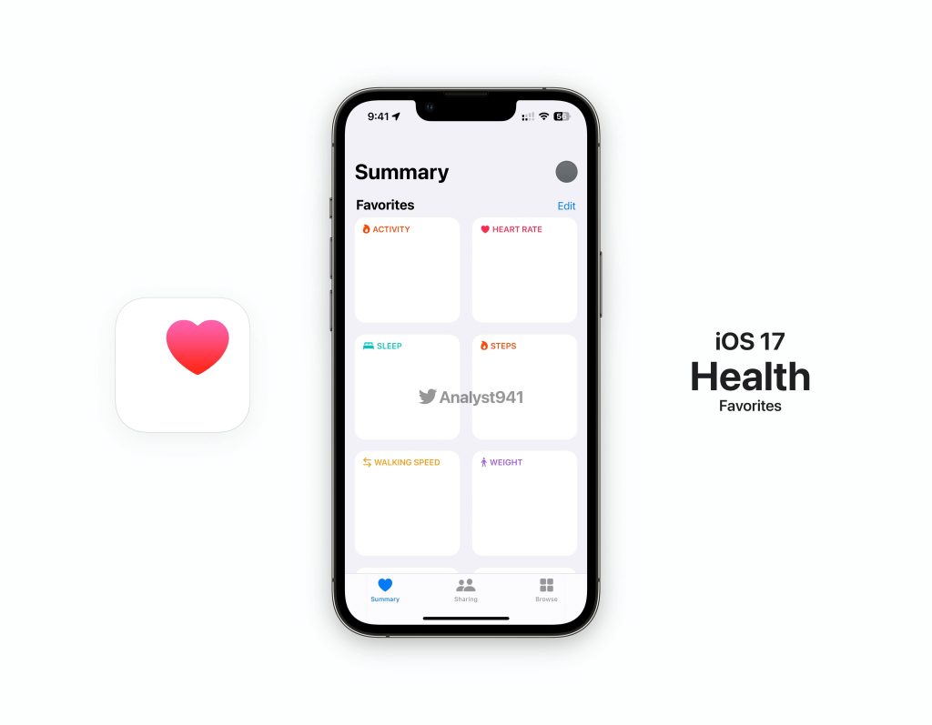 redesign application santé 