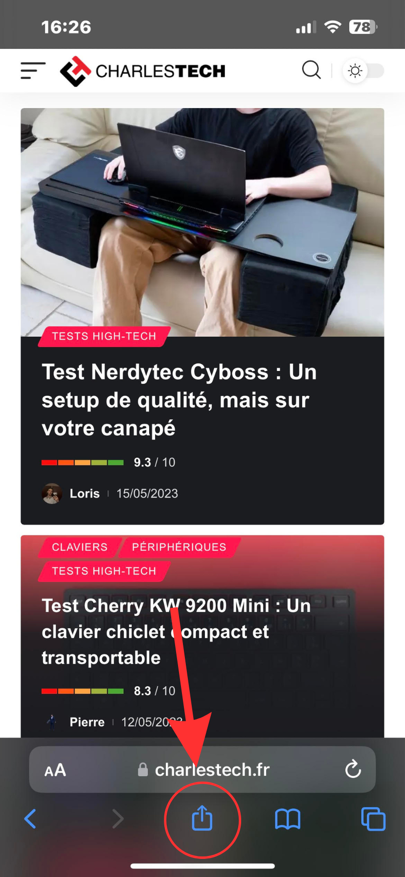 comment ajouter un site en favori sur safari iphone