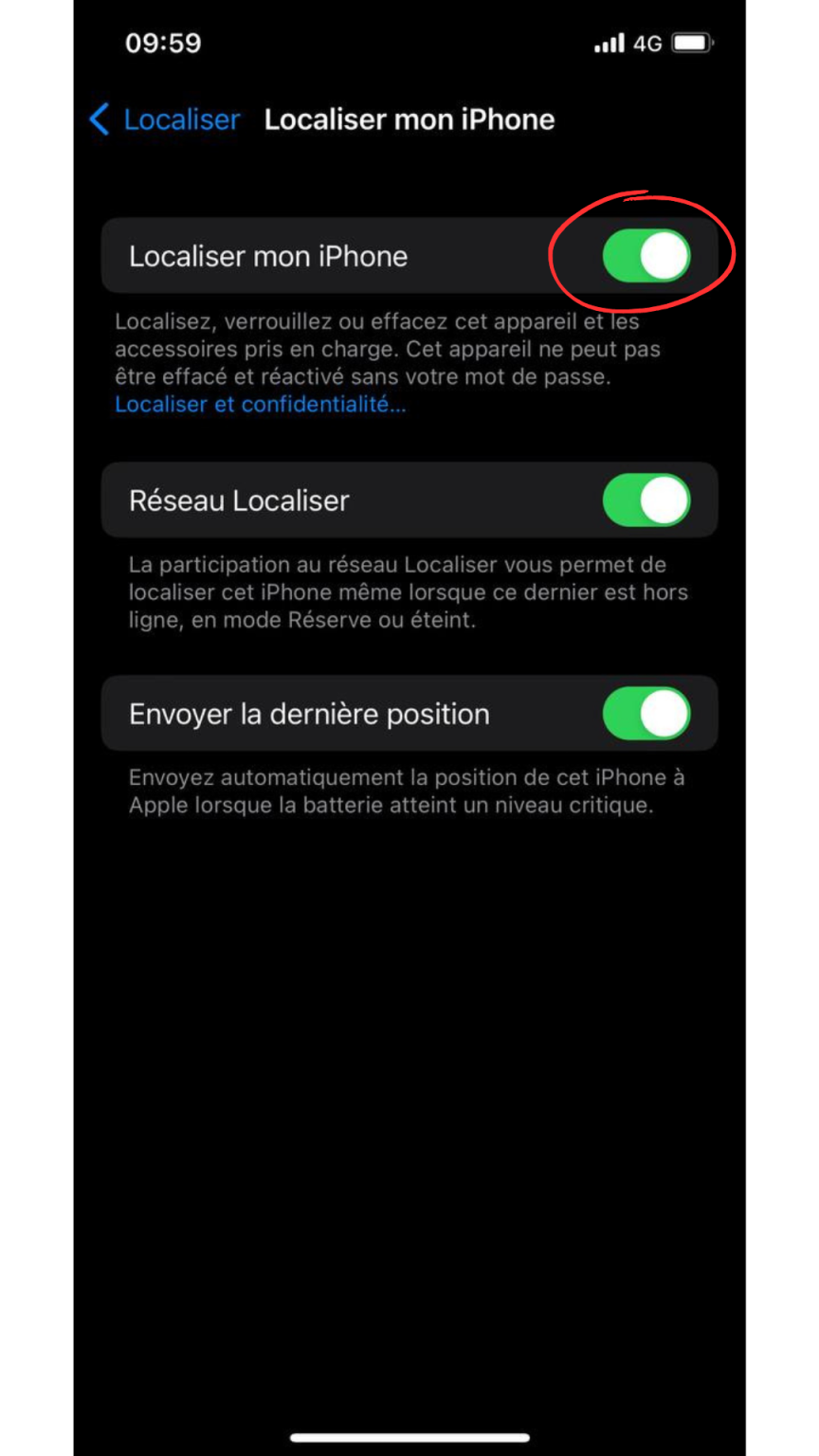 comment enlever localisation photo iphone