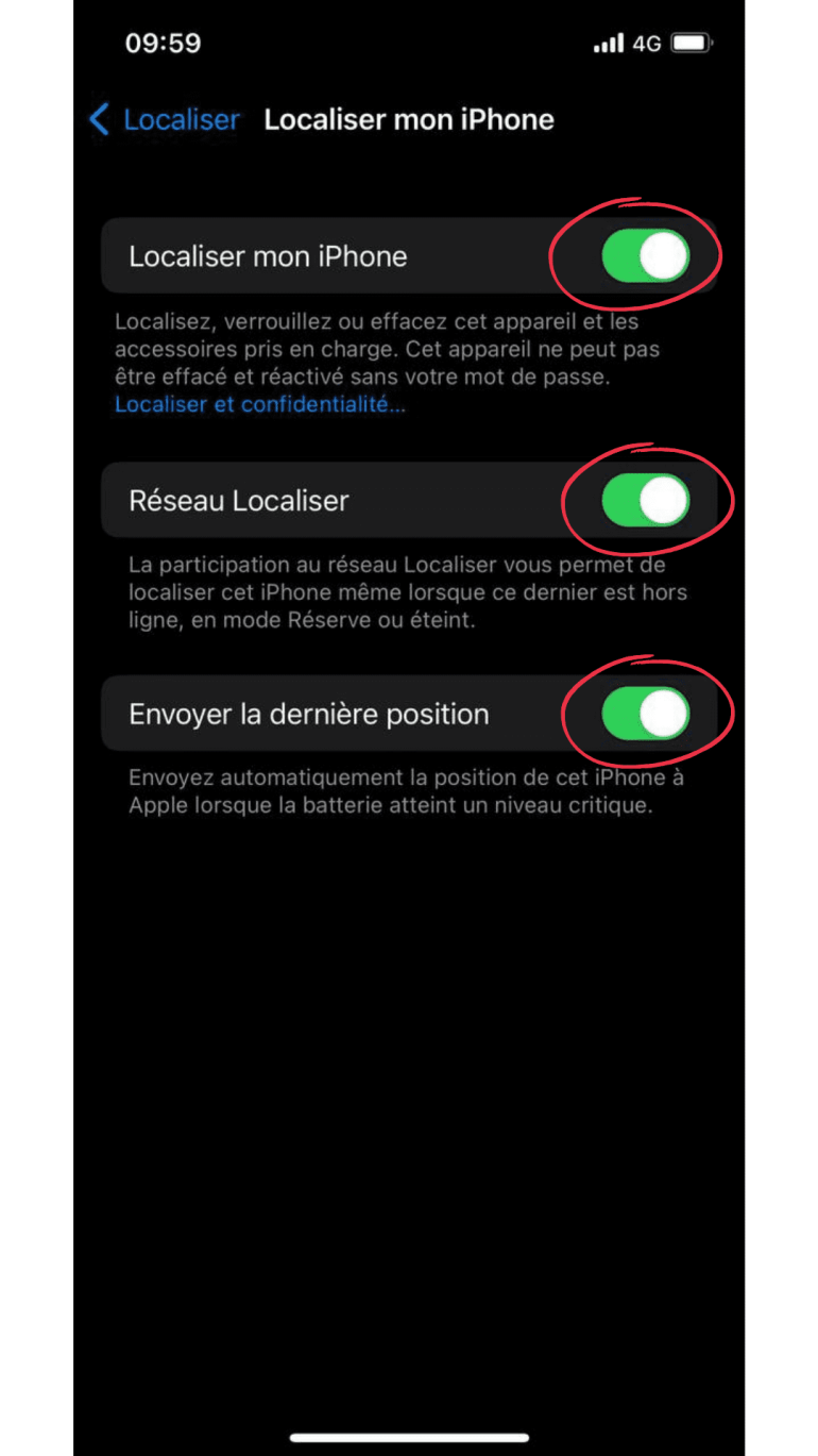 comment activer la géolocalisation sur mon iphone