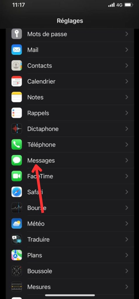 tuto messages bloques iphone