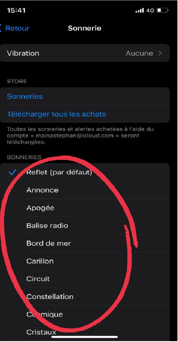 comment changer de sonnerie sur iphone 15