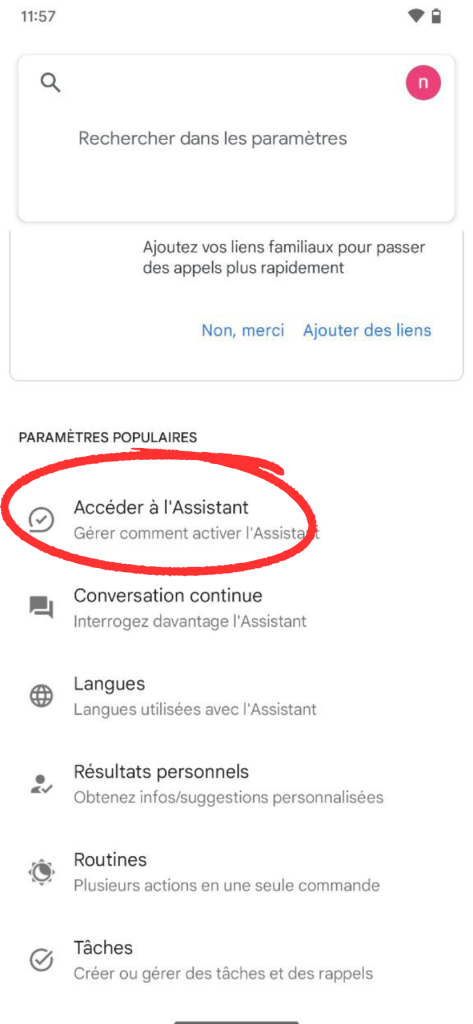 comment activer ok google sur android