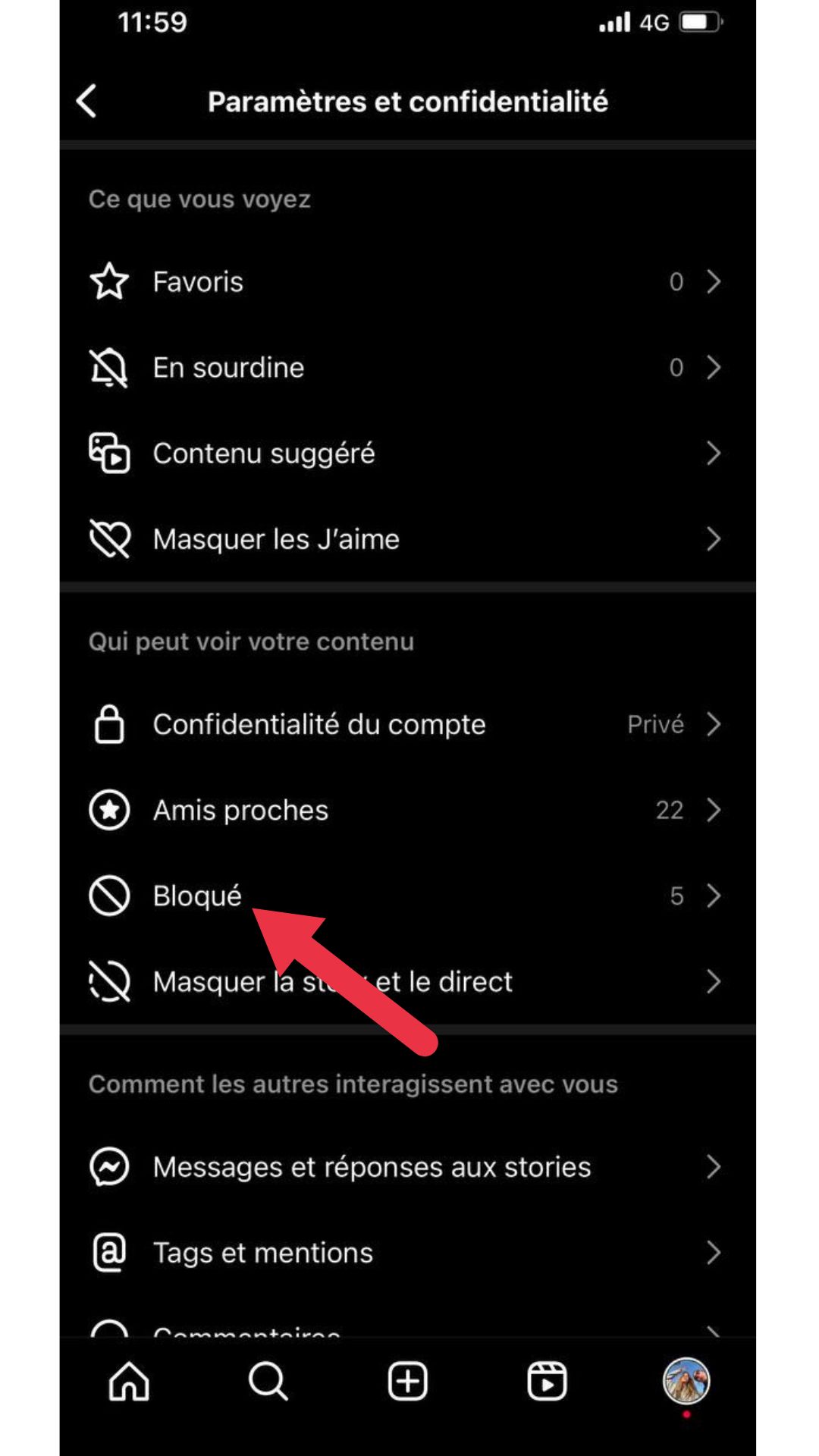 comment debloquer les notes insta