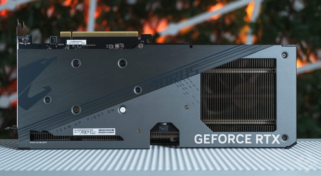 Backplate Aorus GeForce RTX 4060 Elite