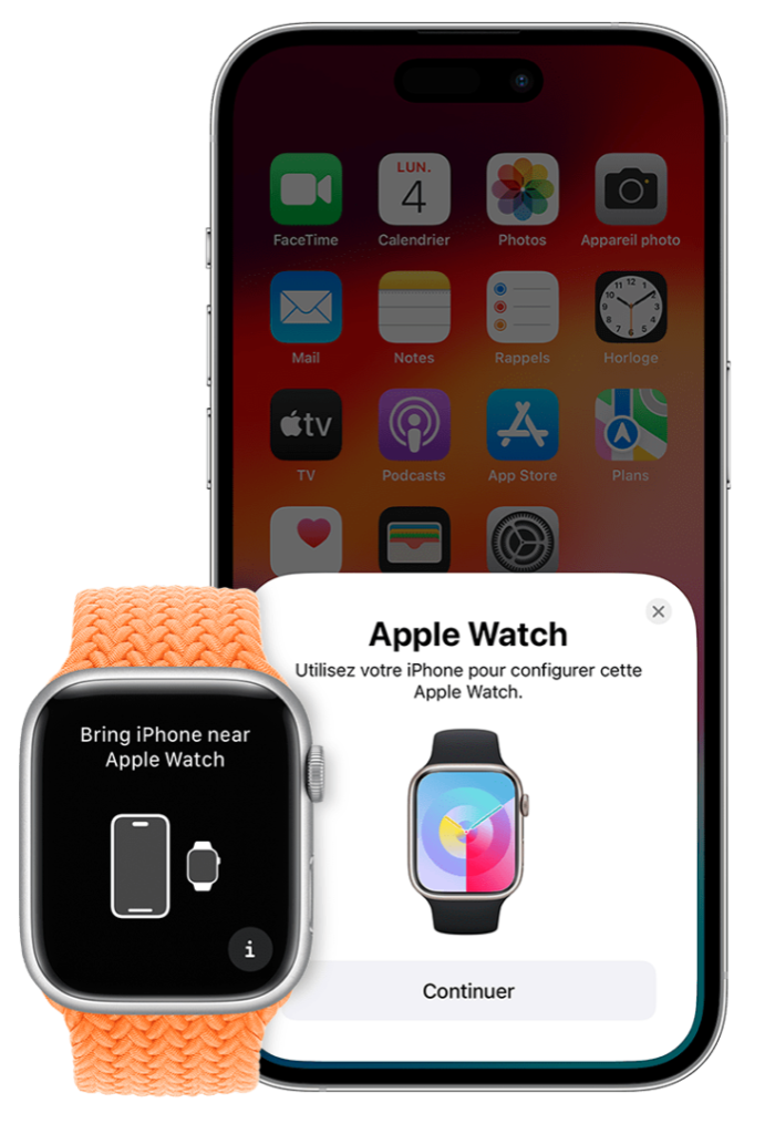 comment connecter une apple watch à un nouveau téléphone