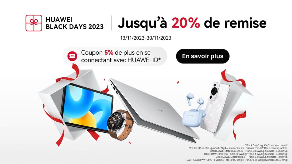 offres black friday huawei