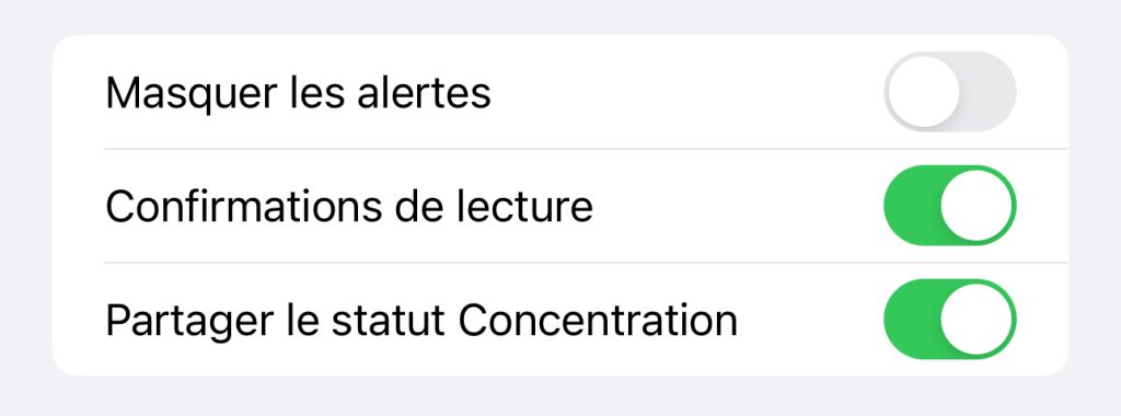 desactiver notification lecture iphone