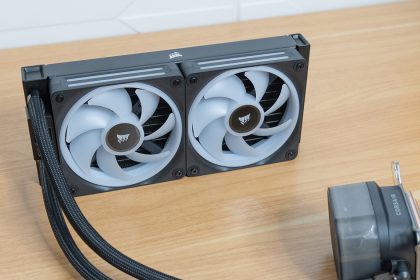 test du corsair h100i lcd