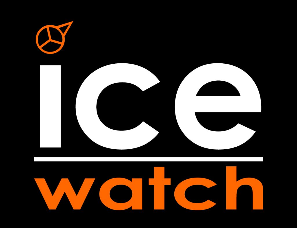ICE WATCH logo black background PANTONE