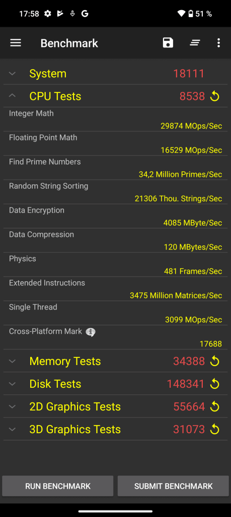 benchmarks nothing phone 2 (3)