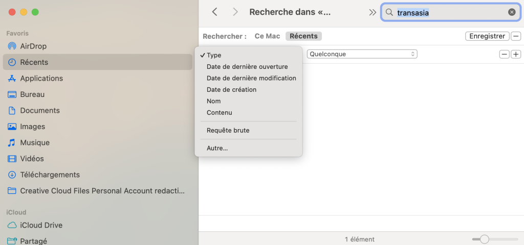 comment rechercher document sur mac1