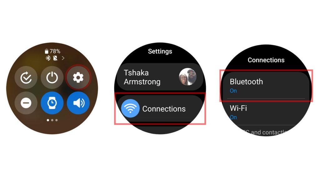 connecter galaxy watch ecouteurs bluetooth 1