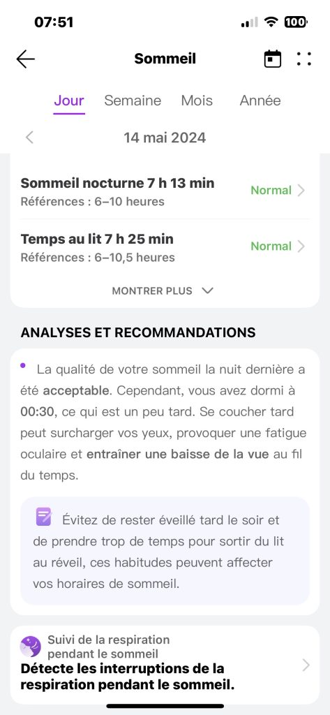 Sommeil Huawei Health (2)