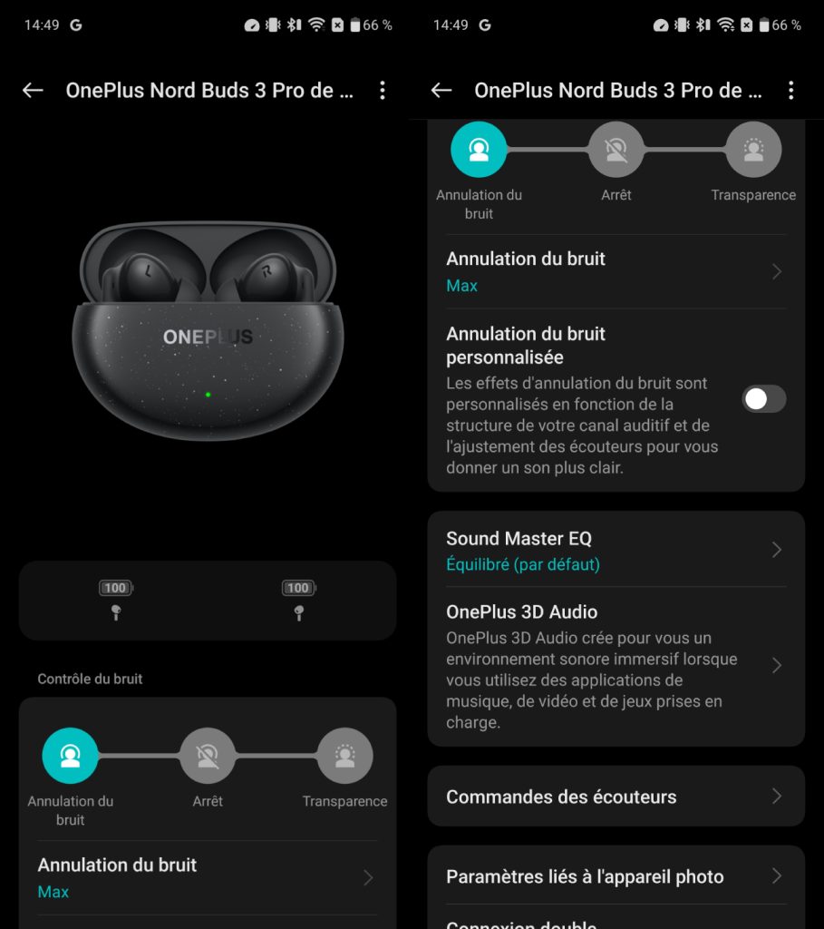 Appli OnePlus Nord Buds 3 Pro (4)