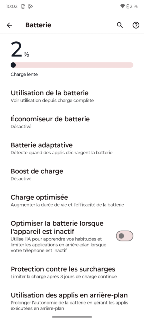 Batterie Motorola Edge Fusion