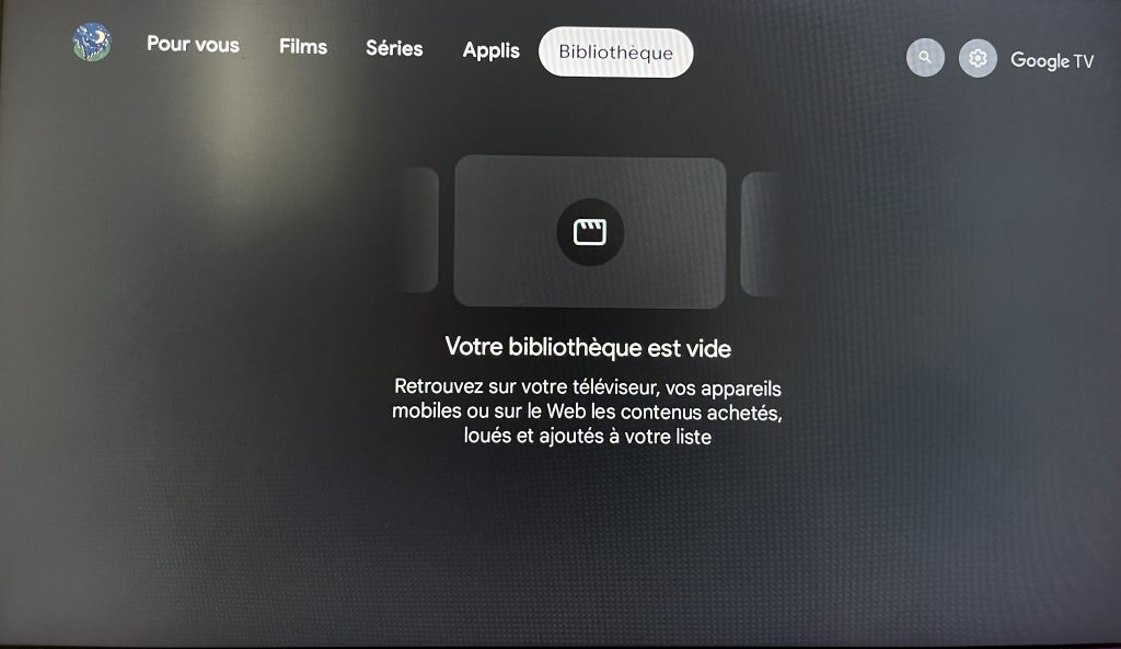 Bibliothèque Streaming box