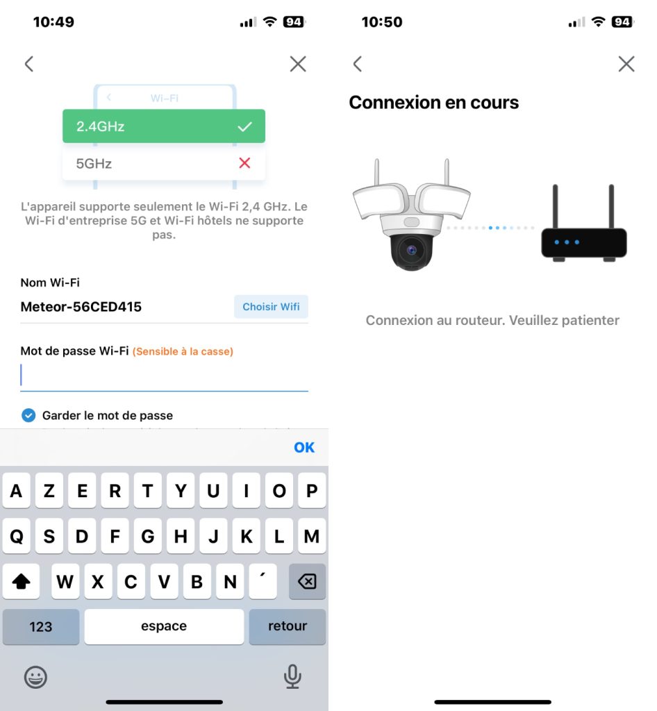 Configuration Aosu Floodlight Cam Pro