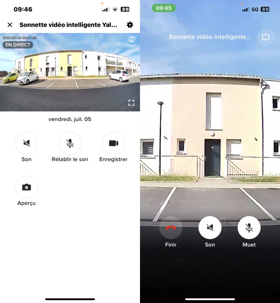 Qualité vidéo Yale Video Doorbell (2)